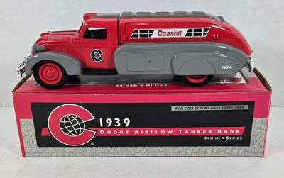 ERTL Coastal 1939 Dodge Airflow Tanker Bank 4th in Series Die Cast, COA - Image 1 of 4