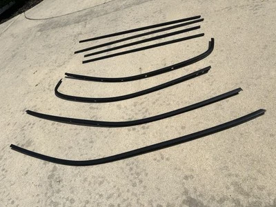 1997-2003 BMW E39 BLK SPORT WINDOW TRIM 540i 528i 530i 525i 530d 535i 523i OEM💯 - Image 1 of 4