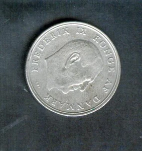 1 Krone Dänemark 1962 Münze Umlaufgeld König Frederik IX Konge af Danmark - Bild 1 von 2