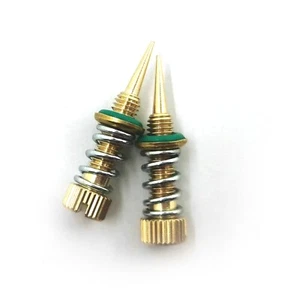 Tornillo de mezcla de aire inactivo Weber IDF latón sólido CNC tazón de mecanizado 2 piezas - Imagen 1 de 10