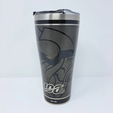 Tervis 30oz Stainless Steel Insulated Tumbler NFL Minnesota Vikings Travel Cup Cover