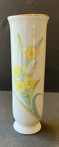 Otagiri weiße Knospe Vase Narzisse Japan Porzellan 6 1/2" hoch - Bild 1 von 3