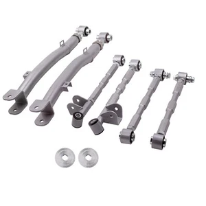 Brazos de control trasero 6 piezas + brazo de arrastre para Subaru Impreza WRX 2002-2007 - Imagen 1 de 12