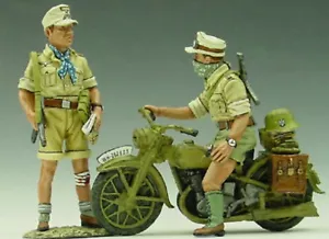 Equipo de motocicletas King & Country Segunda Guerra Mundial Afrika Korps AK025. Nuevo. - Imagen 1 de 4
