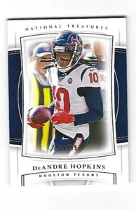 DeAndre Hopkins 2019 Panini National Treasures Card, # 36, # 64 of # 99 - Picture 1 of 2