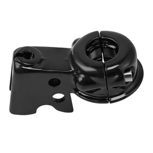 Black Clutch Lever Perch Clamp Fit For Harley Electra Touring Softail Sportster - Picture 1 of 7