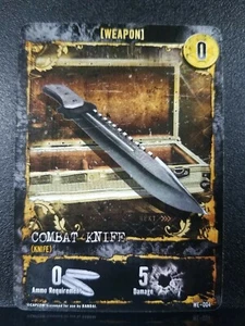 Resident Evil Deck Building Game 2010 Replacement Weapon Combat Knife TCG CCG - Picture 1 of 2