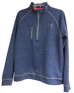 Puma Golf Blue PWR Warm 1/4 Zip Long Sleeve Men’s Medium Pullover - Bild 1 von 8