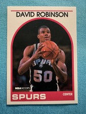 1989-90 NBA Hoops - #310 David Robinson (RC)
