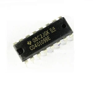 10PCS CD40109BE IC QUAD LO-HI VOLT SHFTR 16-DIP TI New good quality - Picture 1 of 1