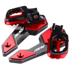 For Honda xadv 750 X-ADV 2021-2022 Aluminum Rear Foot Pegs Footrests Passenger - Foto 1 di 22