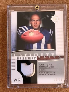 Anthony Gonzalez Colts Ultimate Achievement Patches UAPAG Trikot 18/99 - Bild 1 von 2