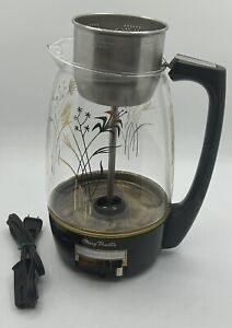 Mary Proctor PROCTOR  SILEX  10 Cup Glass Electric Percolator ~ NO LID