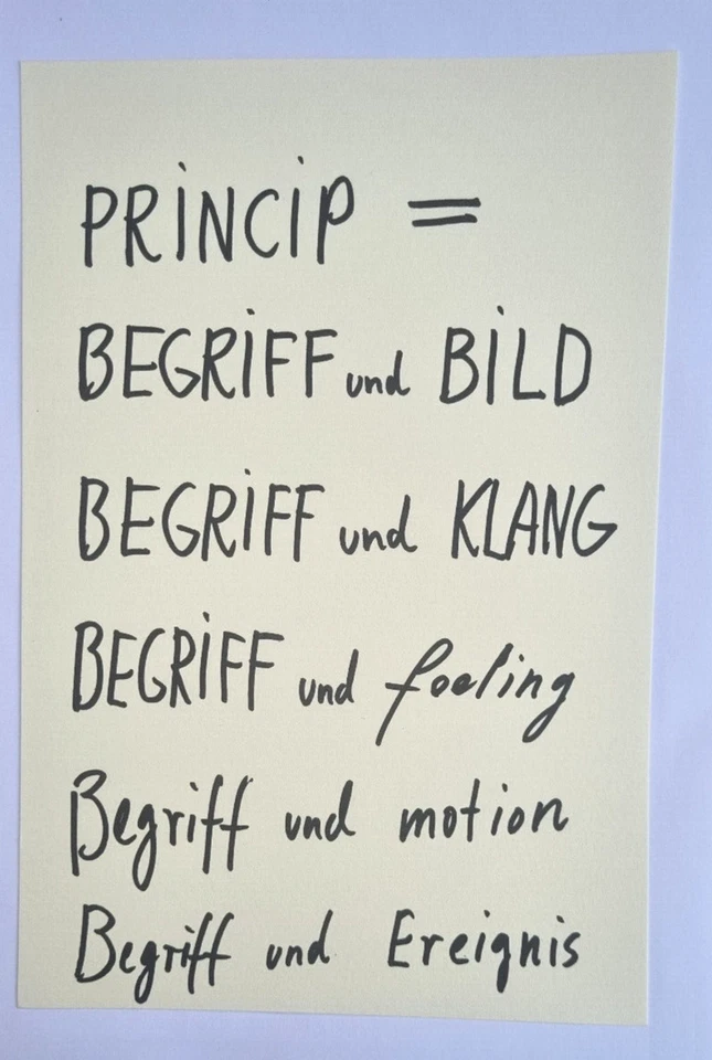 A.R. PENCK Siebdruck "Princip =" Auflage 200  - Galerie Michael Schulz Berlin - Bild 1 von 1