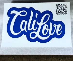 CALIFORNIA LOVE CANNABIS MARIJUANA PRODUCTS BLUE CALI LOVE STICKER CALIFORNIA - Picture 1 of 12