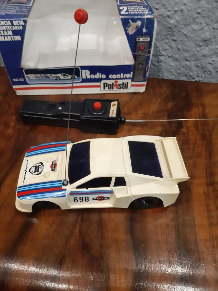 Lancia Beta Team Martini Polistil Radio Control Made In Italy Anni 90’ Vintage - Immagine 1 di 4