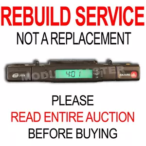 Rebuild Repair for 95 96 97 Jaguar XJ6 XJR X300 Center Console Switch LCD Clock - Picture 1 of 1