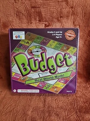 Budget Real World Math Board Game. Learning Advantage. #4373.  New/Sealed - Image 1 of 3