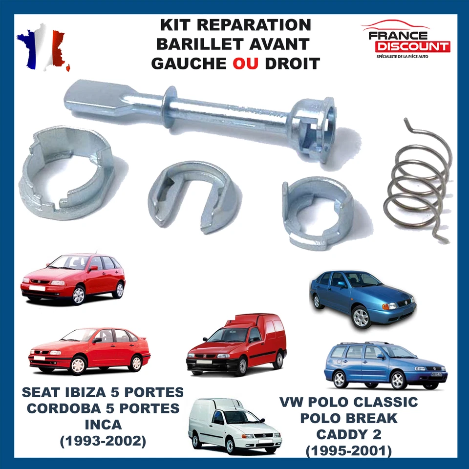 Vástago Reparación tambor delantera izquierda o derecha para SEAT Ibiza Cordoba