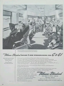 Anuncio impreso Pullman Standard Streamliner 1946. Blanco y negro - Imagen 1 de 1