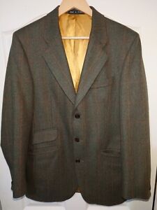Made in Britain Brook Taverner Saxony Supreme Wool Jacket 38"chest regular lngh
