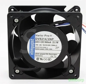 Ebmpapst Vario-Pro DV5214/2NP 24V 960mA 23,1W Aluminum Frame Cooling Fan - Picture 1 of 6