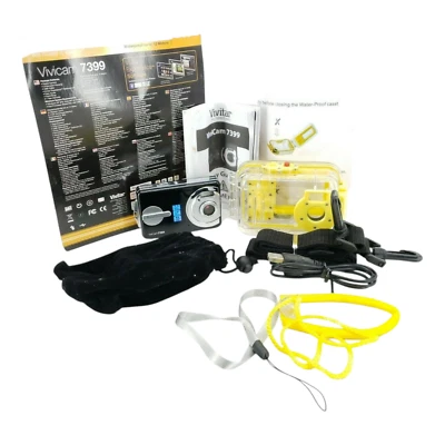 Cámara Vivitar 7399 DIG CAM 7MP 2.4" LCD SD con Estuche Impermeable y Manual Foto 1 de 4