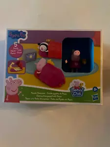 **NEW**Hasbro Peppa Pig Peppa's Sleepover 5 Piece Toy Set For Ages 3+ - Picture 1 of 2