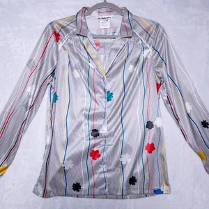 Camisa vintage para mujer ALEX COLMAN CALIFORNIA AÑOS 70’s con botones talla 10 nueva sin etiquetas - Imagen 1 de 4