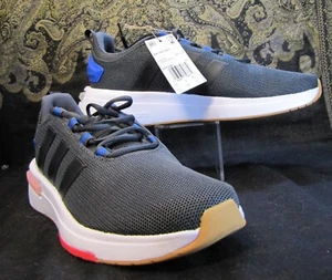 ADIDAS Racer TR23 Shoes Mens 10.5 Black Gray Cloud foam Running IG7328 NEW - Picture 1 of 9