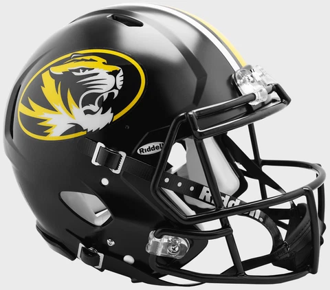 MISSOURI TIGERS NCAA Riddell SPEED Full Size Authentic Football Helmet Cover