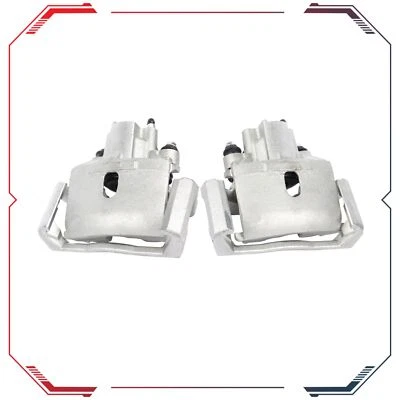 Par de pinzas de freno traseras con soporte pastillas de cerámica para Dodge Ram 1500 2002-2010 Foto 1 de 4