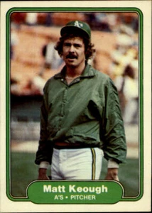 1982 Fleer #95 Matt Keough - NM - Picture 1 of 2