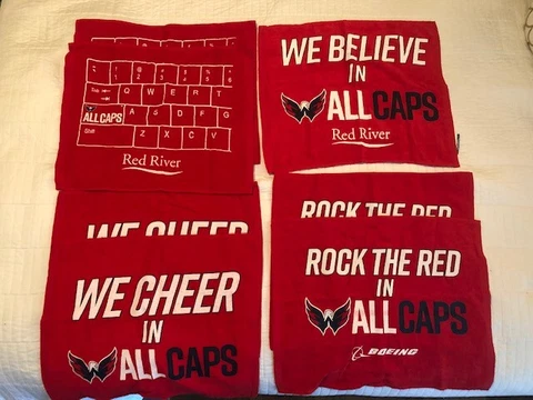 Washington Capitals 2018 Stanley Cup  Hockey Playoff Rally Towels - You Pick! Cover