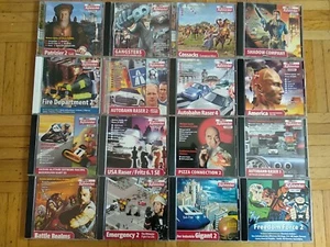 16 x CD-Rom PC CBS Bild Spiele Vollversionen Action Strategie Simulation Samml. - Bild 1 von 5