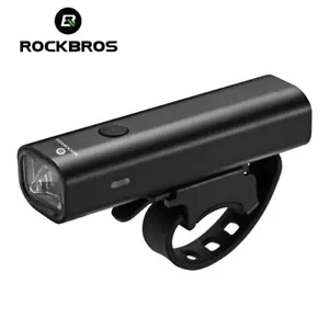 Aluminum Bike Headlight Bicycle Flashlight Front Light Lamp Torch Rechargeable - Picture 1 of 13