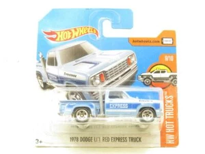 Hotwheels 1978 Dodge Lil Rojo Express Camión 9/10 Corta Card 1 64 Escala Sealed - Imagen 1 de 2