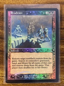 MTG✨ERADICATE FOIL✨Urza’s Destiny MINT UNCOMMON Sorcery 1999 Walker Art UNPLAYED - Picture 1 of 8