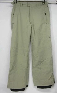 COLUMBIA MENS BASE TRX CONVERT (M) W36 L32 BEIGE NYLON SKI SNOW PANTS WATERPROOF - Picture 1 of 11