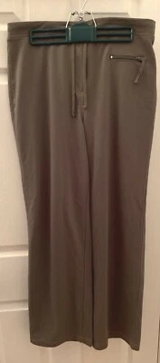 Pantalones con cordón Tangerine XL verde y naranja con botón, cremallera y bolsillos Foto 1 de 4