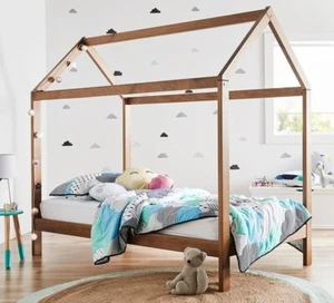 Kids Cubby House Single Bed - Picture 1 of 6