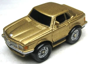 1986 GALOOB MICRO MACHINES MERCEDES BENZ 450 SLC GOLD 1 1/4" CAR - NICE - Picture 1 of 6
