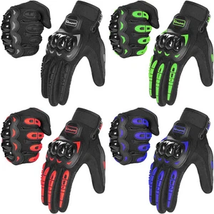 Motorcycle Gloves for Men Women Full Finger Touch Screen Motorbike Riding Gloves - Bild 1 von 17