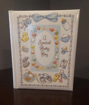  NEW Hallmark SPECIAL BABY BOY Keepsake / Photo Album  - Image 1 of 3