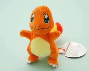 10.2" 26Cm Official Pokemon Charmander Plush Bag Clip Pouch Soft Toy Teddy - Picture 1 of 5