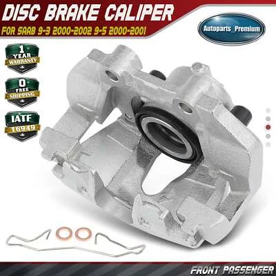 1xFront Right Disc Brake Caliper w/ Bracket for Saab 9-3 2000-2002 9-5 2000-2001 - Image 1 of 4