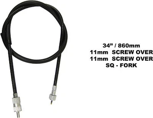 456805 Speedo Cable for Kawasaki AR125, KR1-S, GPX600, ZXR400, ZX6R/7R, ZXR750 - Picture 1 of 2