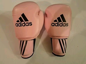 adidas Pink Boxing Gloves Size 10 Oz , Training Gloves See Pictures Little Cut - Picture 1 of 15