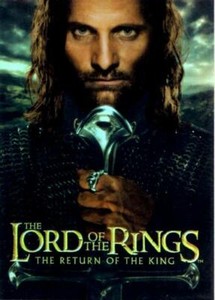 TOPPS - LORD OF THE RINGS RETURN OF THE KING BONUS FOIL #1 INSERT CHASE CARD