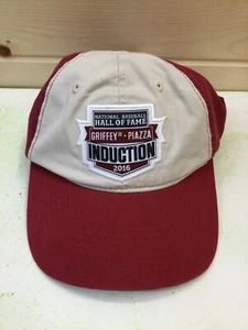 New National Baseball Hall of Fame billed hat maroon and tan 2016 Griffey Jr - Picture 1 of 11